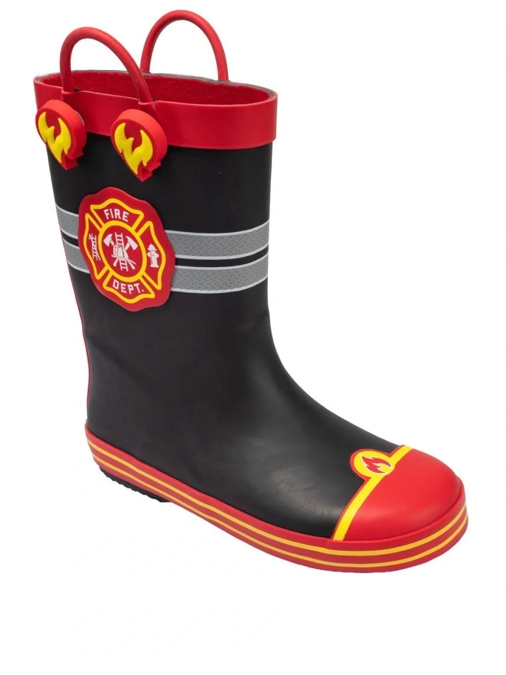 BRAND NEW Member's Mark Toddler 7/8 Waterproof Fire Fighter Rain Boots